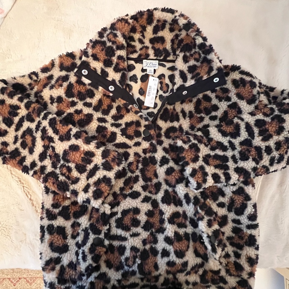 NWT - JCREW WOMENS XS FLEECE PULLOVER